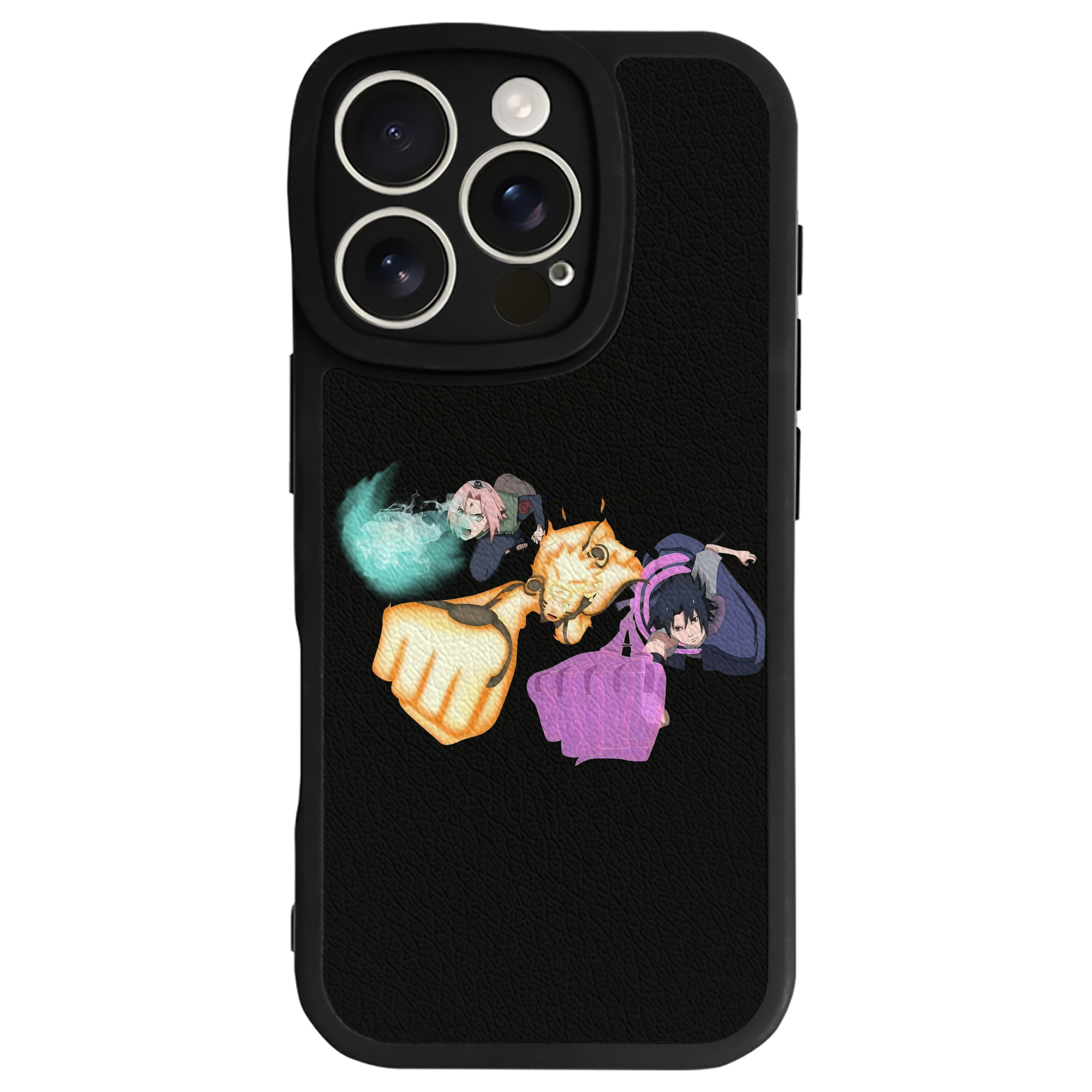 （画像用） NARUTO -ナルト- うずまき ナルト Uzumaki Naruto 【iPhone 16シリーズ対応】シリコンスマホケース（レザー調） 材質：シリコン